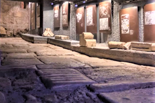 Ancient plaza in Jerusalem