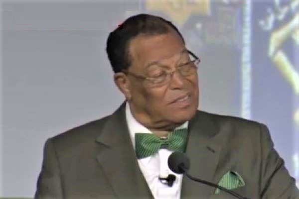 Nation of Islam leader Louis Farrakhan