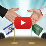 Israel and Saudi Arabia diplomats agreeing on a deal