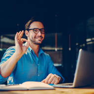 freelancer showing ok sign