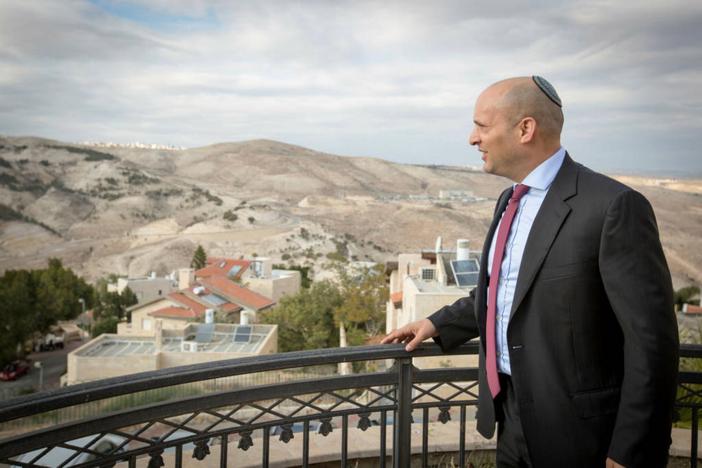 Naftali Bennett in Samaria