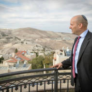 Naftali Bennett in Samaria