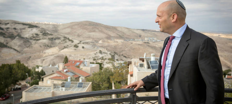 Naftali Bennett in Samaria