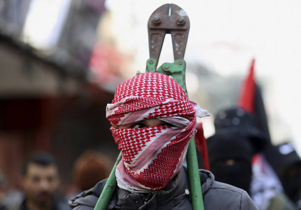 Masked Hamas member