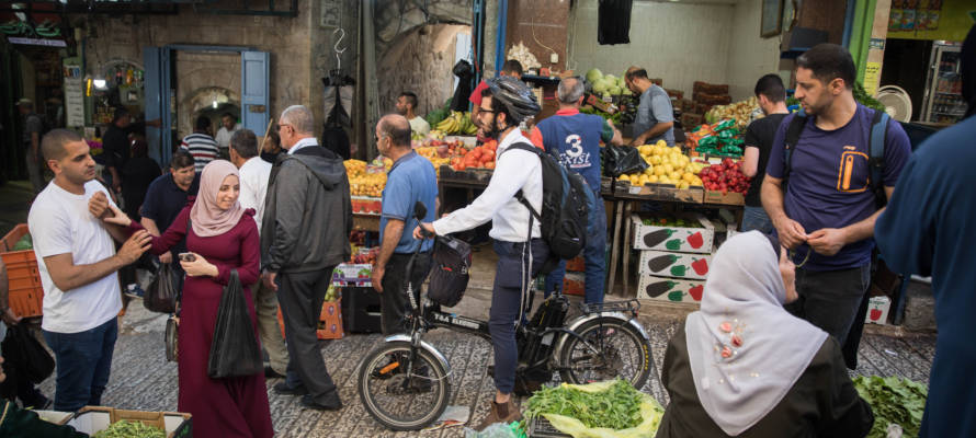 Arab market Jerusalem