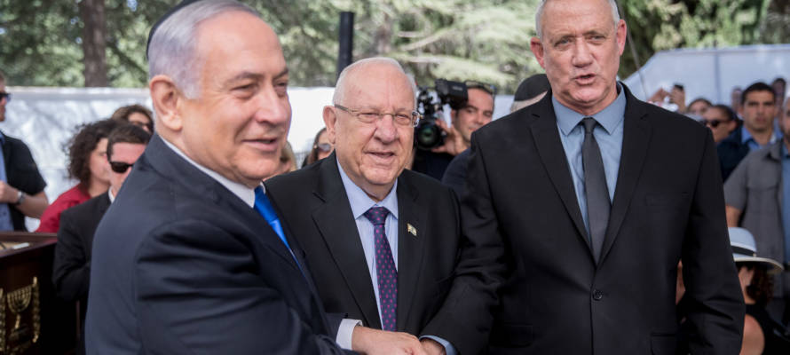 Rivlin Gantz Netanyahu