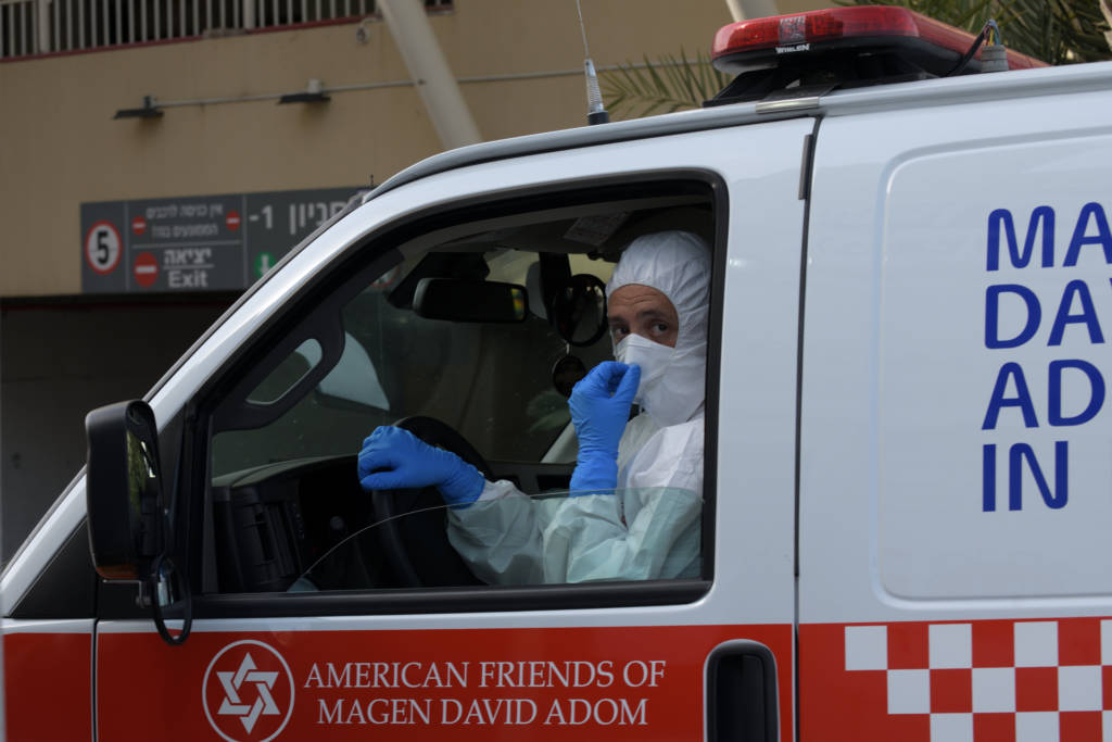 Magen David Adom ambulance