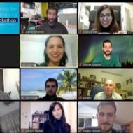 A group photo of the virtual hackathon called HackCorona