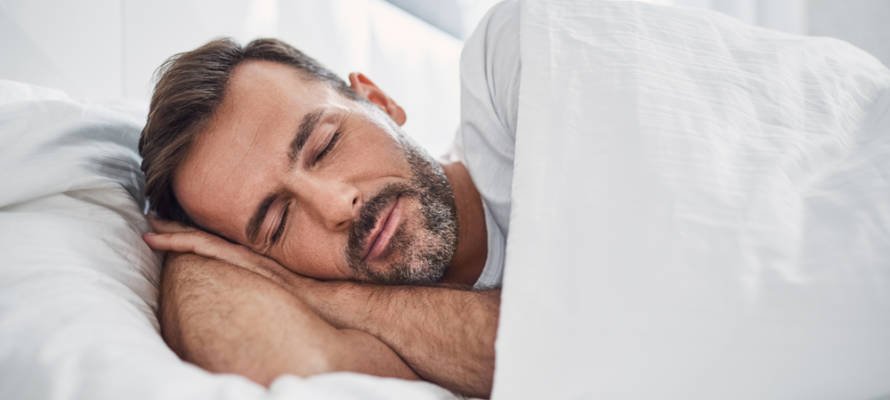 man sleeping