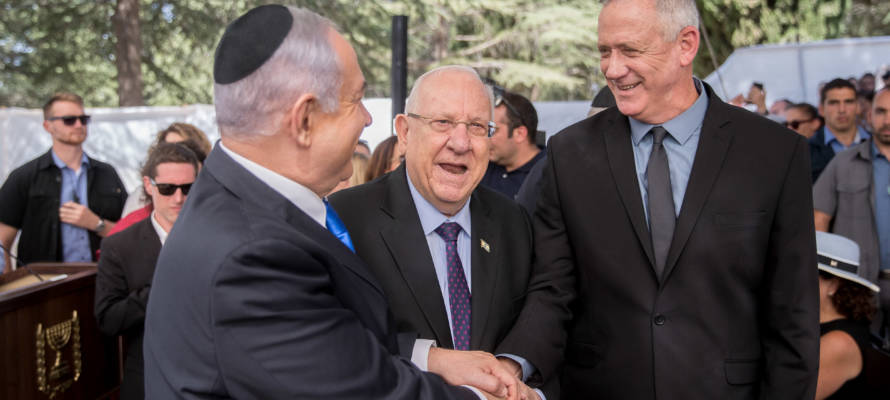 Rivlin Netanyahu Gantz