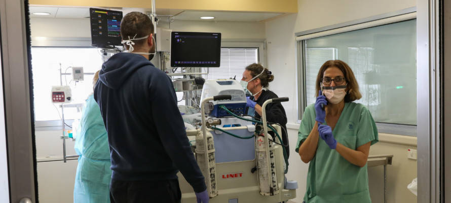 A hospital in Tel Aviv.