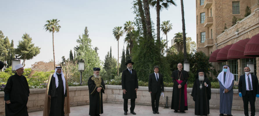 joint interfaith prayer for health in Jerusalem