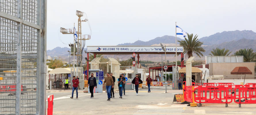 jordan israel border
