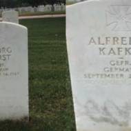 Cemetery vandalism swastikas