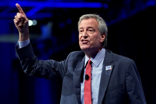 New York City Mayor Bill de Blasio