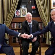 netanyahu gantz rivlin