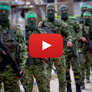 Hamas terrorists in Gaza
