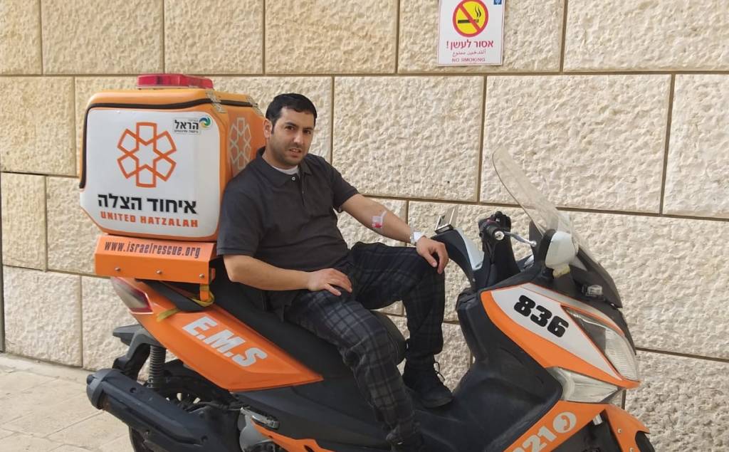 Hatzalah paramedic Yisrael Otmazgin