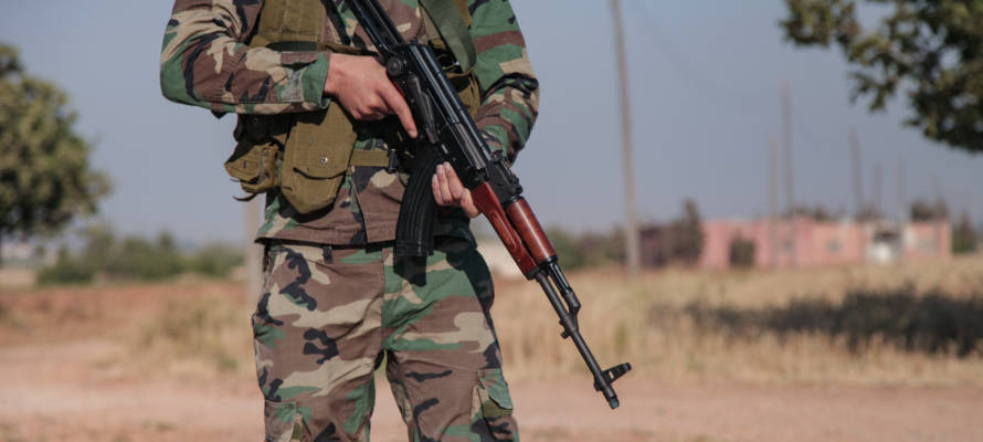shutterstock_Arab fighter in the Middle East