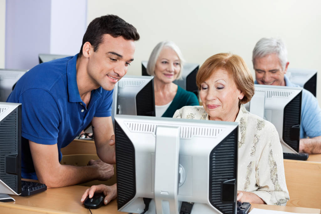 teaching seniors computer