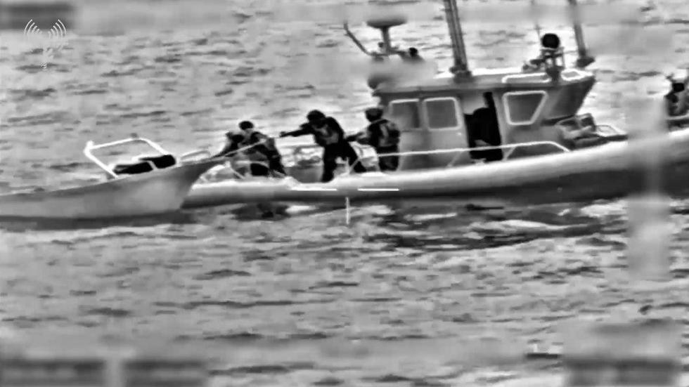 IDF navy detains weapon-smuggling vessel.