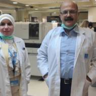 Abd_Al_Roof_Higazi_with_lab_manager_Suhair_Abdeen