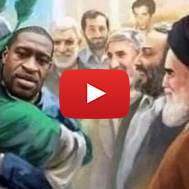 Pro-terror Iranian propaganda exploiting George Floyd's death
