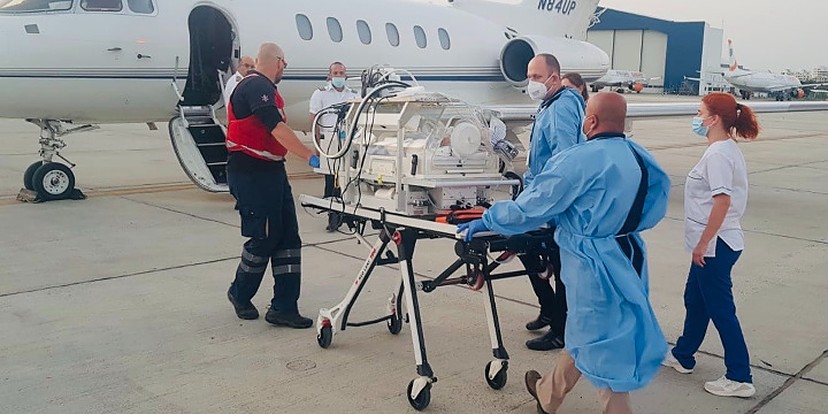 Israel medical aid Syrian baby
