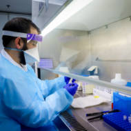 testing for coronavirus at Rambam Hospital