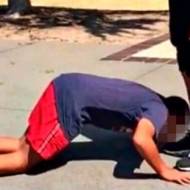 Jewish boy kisses shoes of Musllim in Australia