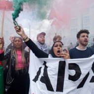 Anti-Israel protesters