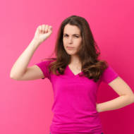 determined woman good fight