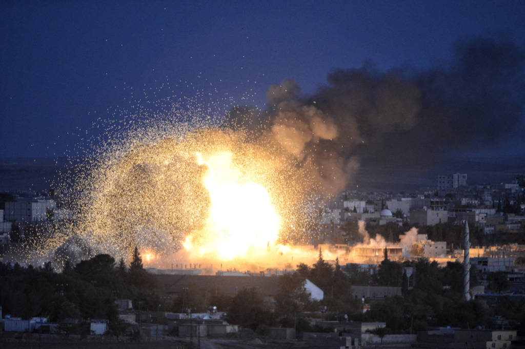 US-led coalition airstrike in Syria