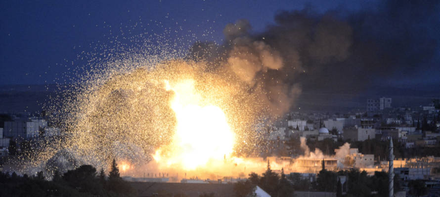 US-led coalition airstrike in Syria