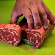 3D printed veggie steak