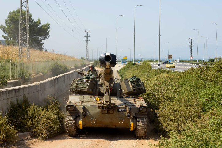 IDF forces near the Lebanon border
