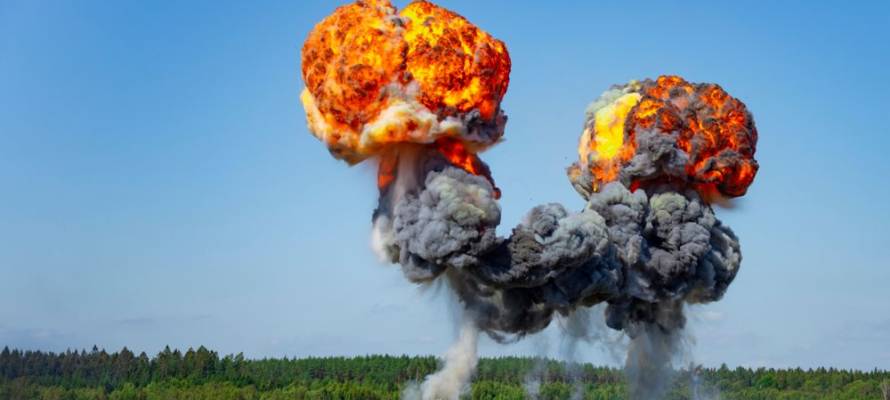 Illustrative - explosion in open field- Shutterstock