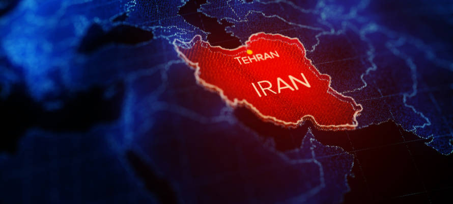 Iran viewed from space