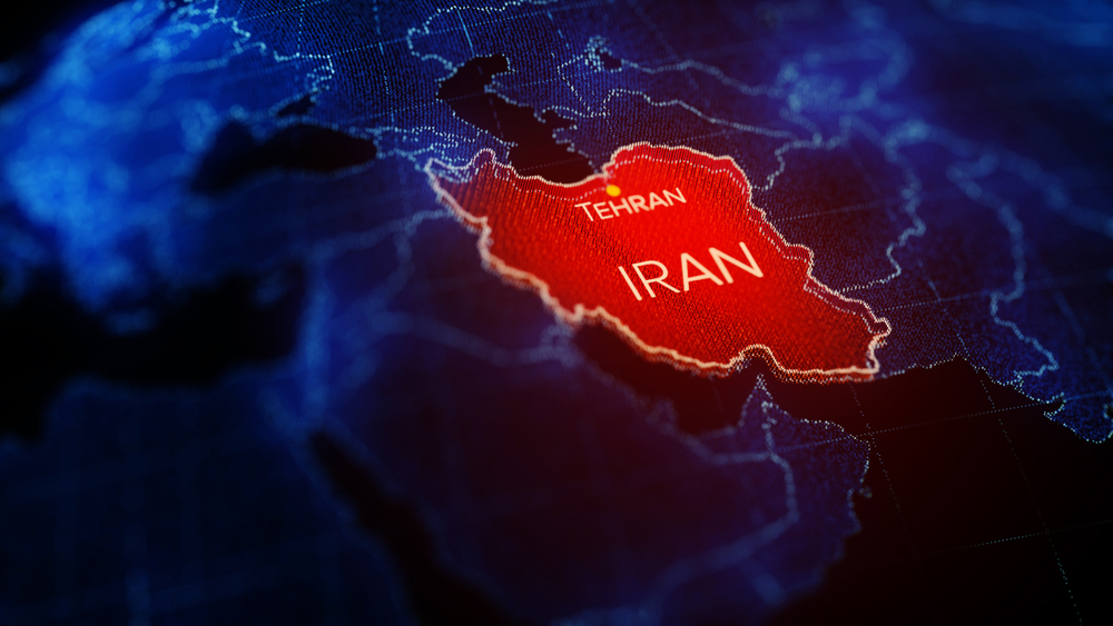 Iran viewed from space