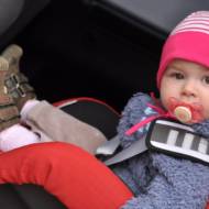 baby in a car seat