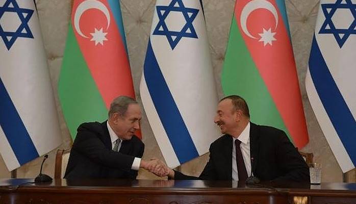 Azerbaijani President Ilham Aliyev and Netanyahu
