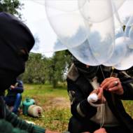 Terrorists prepare arson balloons