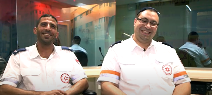 Arab and Jewish paramedics