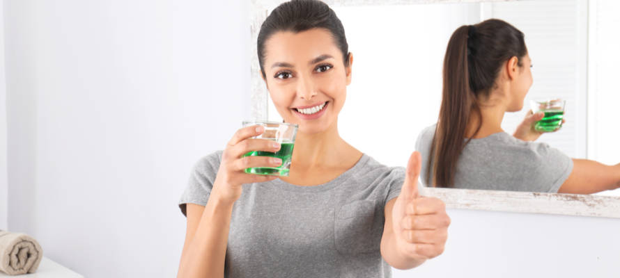 gargling with mouthwash coronavirus test