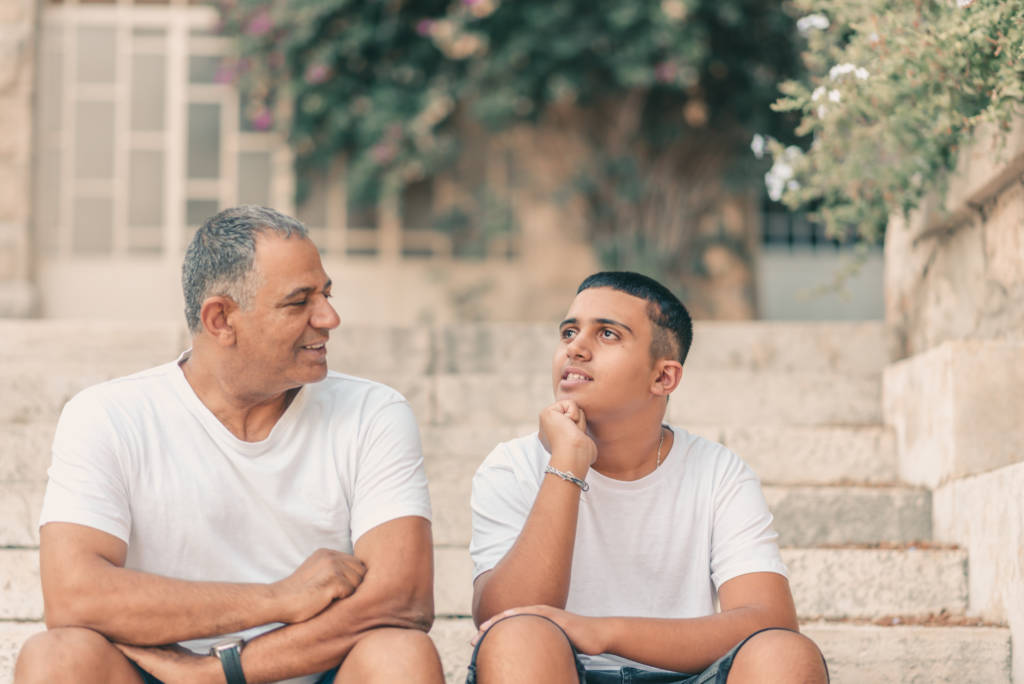 Father and son