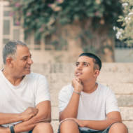 Father and son