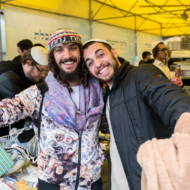 Happy Jewish men