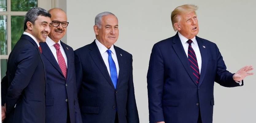 Trump Netanyahu Bahrain UAE