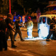 Scene of rocket explosion in Ashdod