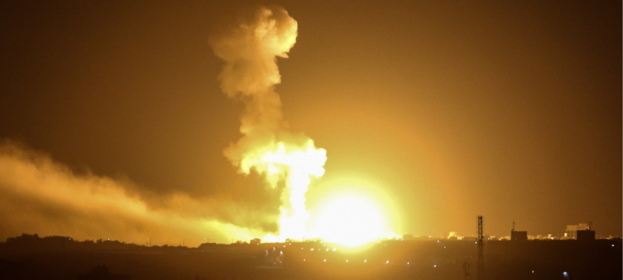 IDF Pounds Hamas